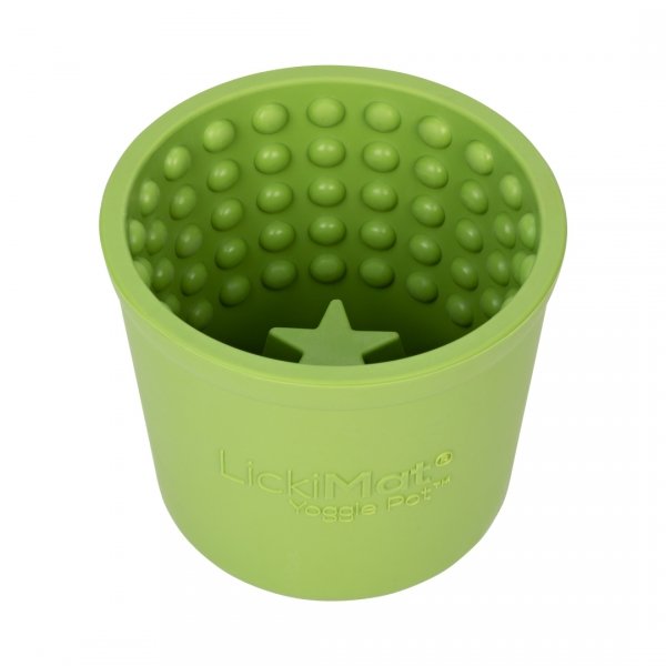 Mata LickiMat® Yoggie Pot zielona