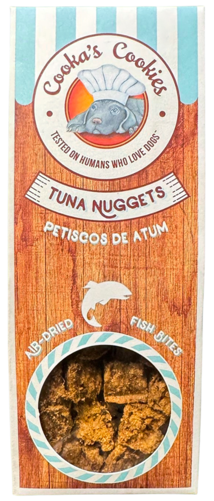 Cooka’s Cookies TUNA NUGGETS Nuggetsy z tuńczyka 70g Przysmaki dla psa