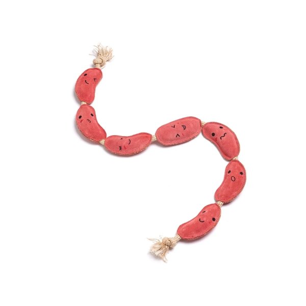 GREEN &amp; WILD'S The Sizzle Sisters (kiełbaski) zabawka ekologiczna dla psa