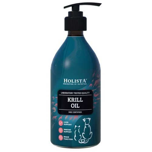 HolistaPets Krill Oil olej z kryla 400 ml