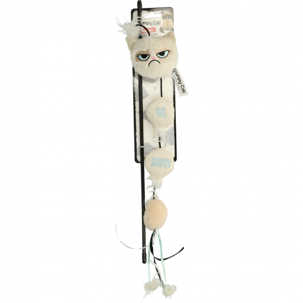 GRUMPY CAT wędka dla kota GO AWAY