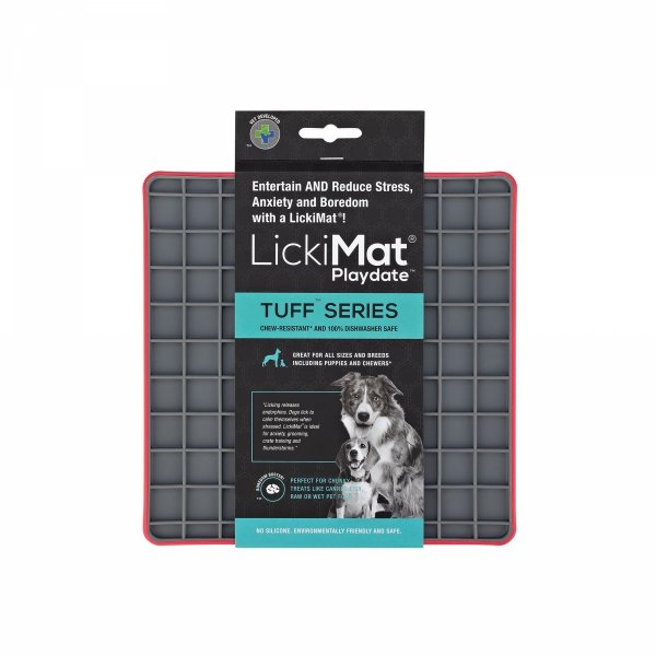 Mata LickiMat® Tuff™ Playdate™ czerwona
