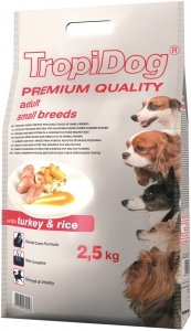 Tropidog 57045 Premium Adult S Turkey&Rice 2,5kg