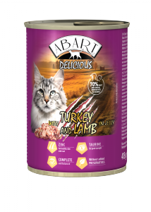 Abart Delicious Puszka dla kota 415g indyk/jagnięc
