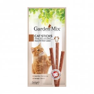 Garden Mix kabanosy dla kota 3x5g wołowina