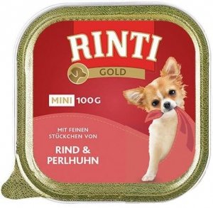 Rinti 92021 Mini Gold 100g Wołowina/ Perliczka