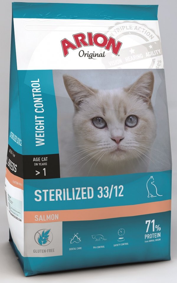 Arion 8766 Cat Original Sterilized Salmon 300g
