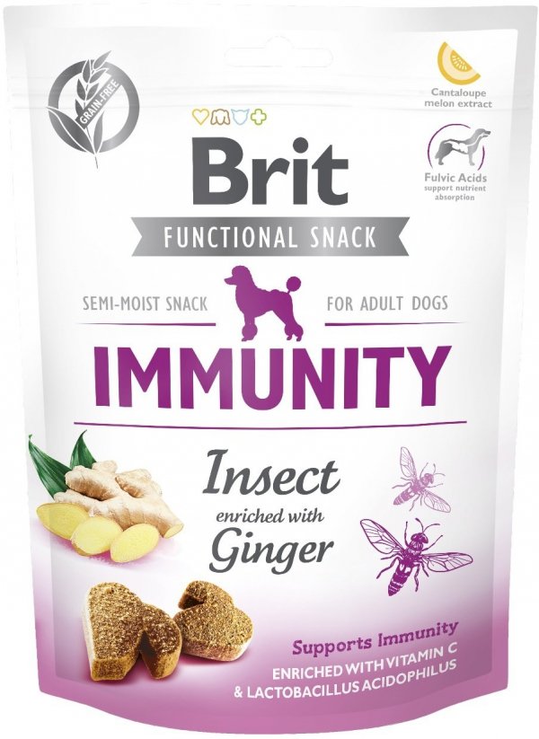 Brit Care Dog Functional Snack Immunity Insec 150g