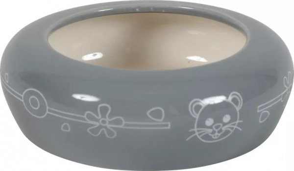 Zolux 206101 Miska ceramiczna gryzon 100 ml szary