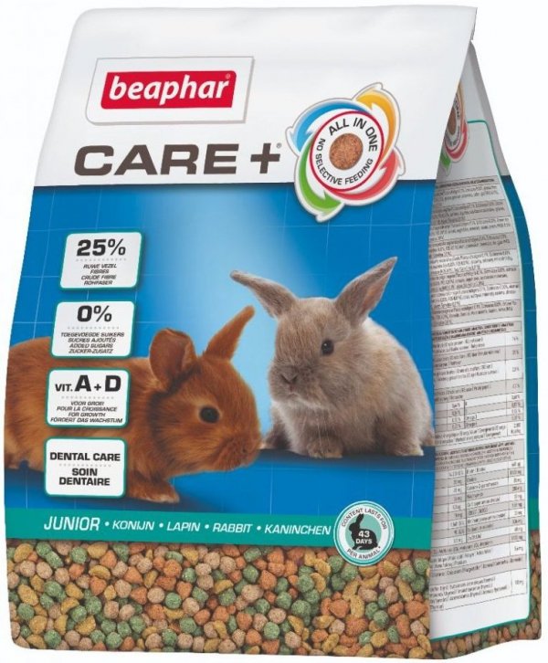 Beaphar 18407 Care+ Rabbit Junior 1,5kg