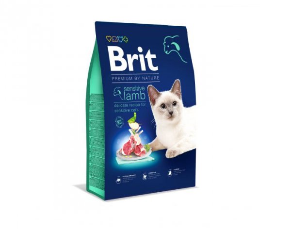 Brit 3266 Premium Cat Sensitive Lamb 8kg