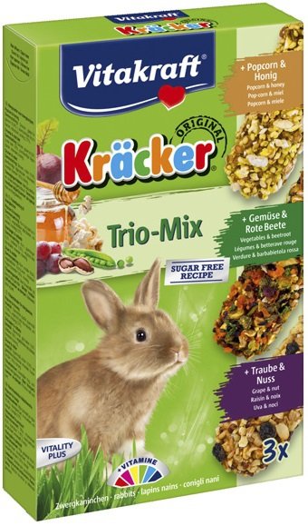 Vitakraft 0872 Kracker 3szt dla królika multi
