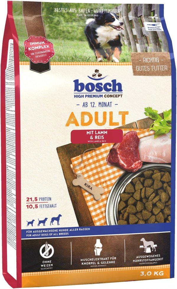 Bosch 01030 Adult Lamb &amp; Rice 3kg