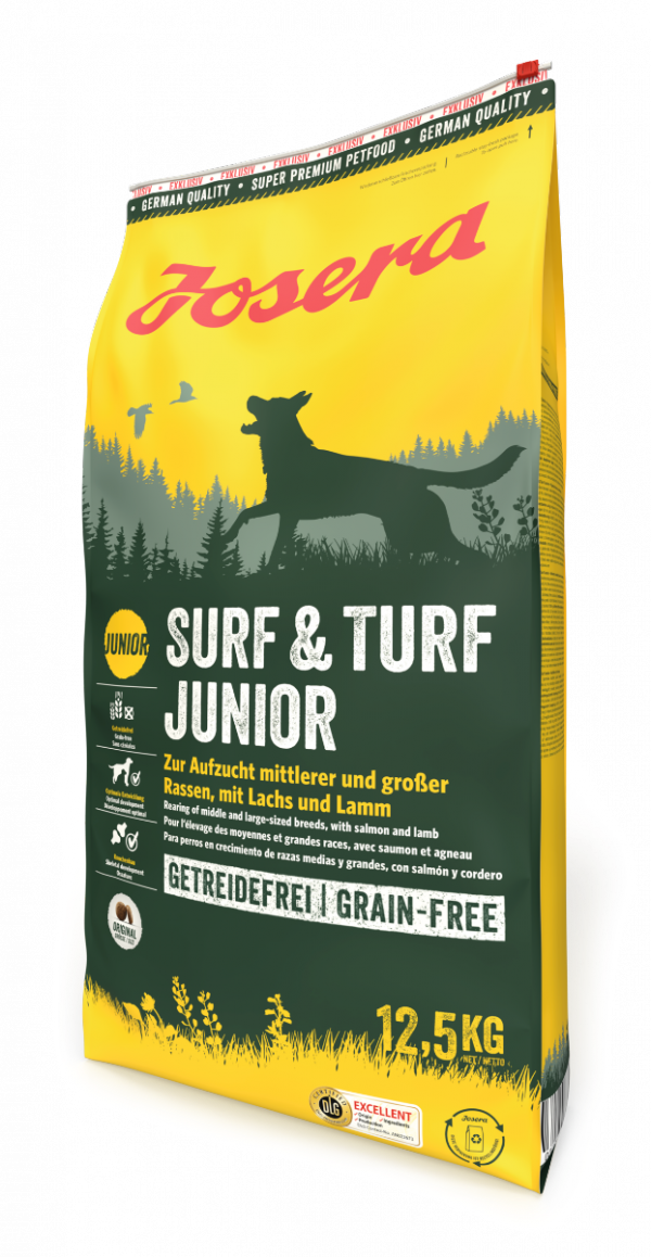 JOSERA Surf &amp; Turf Junior 12,5kg