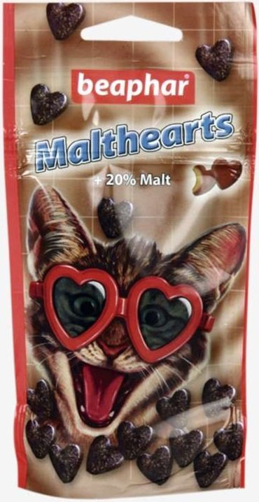 Beaphar 12930 Malthearts 150szt-smakołyki dla kota