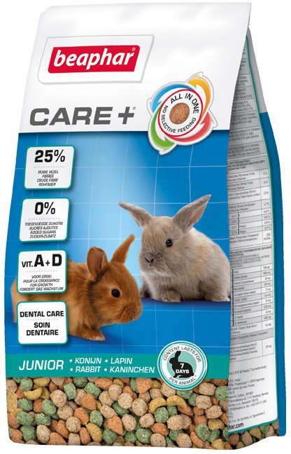 Beaphar 18426 Care+ Rabbit Junior 250g