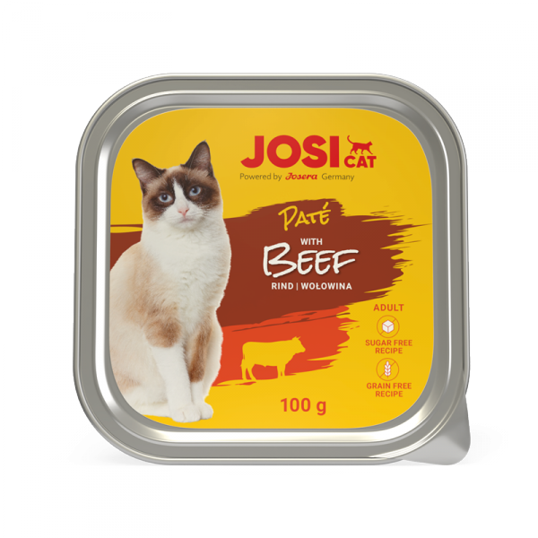 JosiCat 0144 szalka Pate z wołowiną 100g