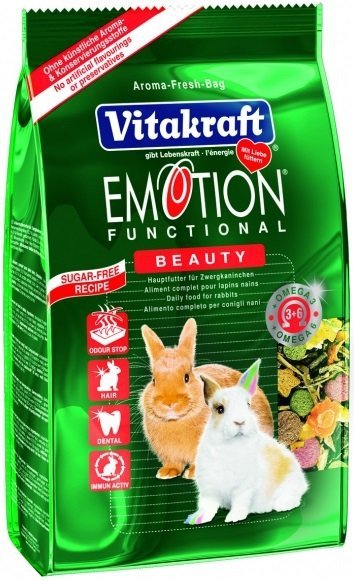 Vitakraft 4550 Emotion Beauty 600g-dla królika