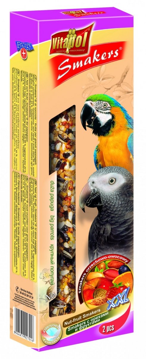 ZVP-2701 VITAPOL Kolby dla dużych papug orzech/owo
