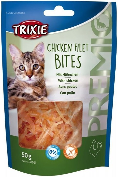 Trixie 42701 Filety dla kota z kurczaka 50g