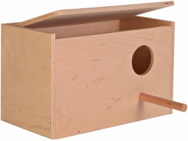 Trixie 5631 Domek dla papug 30/20/20 drewniany