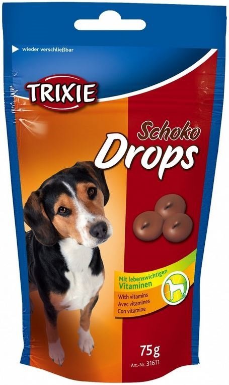 Trixie 31611 Dropsy czekoladowe 75g saszetka