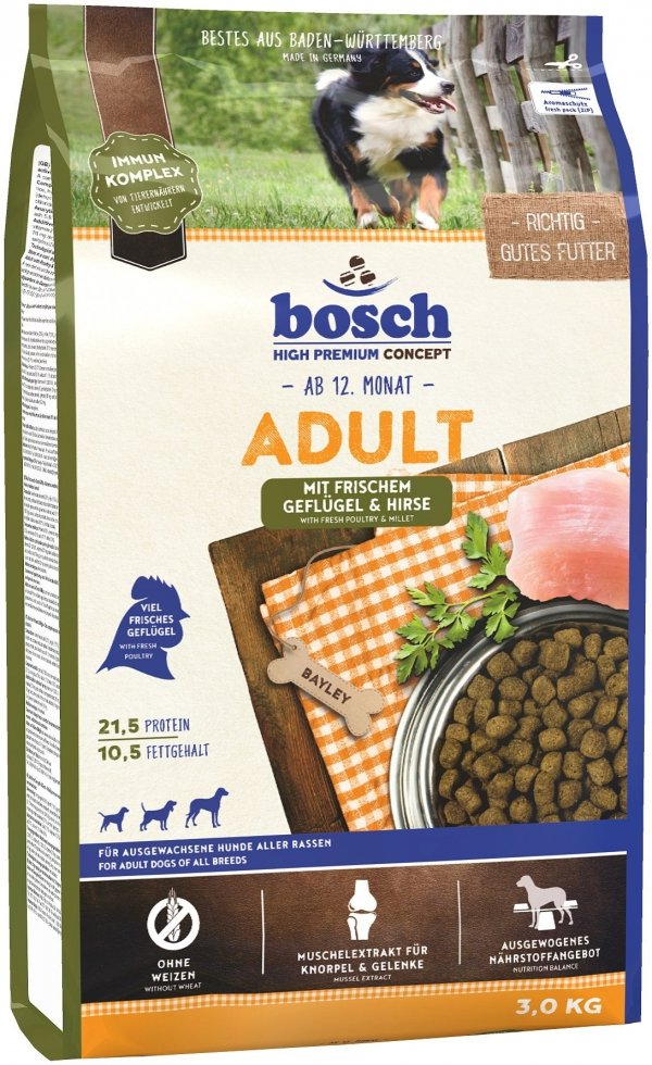Bosch 02030 Adult Drób + Proso 3kg