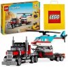 Zestaw Prezent Klocki LEGO CREATOR 31146 CIĘŻARÓWKA TIR HELIOKOPTER + Torba