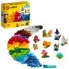 Zestaw Prezent LEGO Classic 11013 Kreatywne Przezroczyste Klocki 4+ Torba
