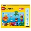 Zestaw Prezent LEGO Classic 11017 Kreatywne Potwory 140 Klocki 4+ Torba