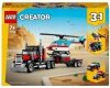 Zestaw Prezent Klocki LEGO CREATOR 31146 CIĘŻARÓWKA TIR HELIOKOPTER + Torba