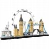 Zestaw Prezent LEGO Architecture 21034 Londyn Big Ben Tower Bridge + Torba