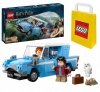 Zestaw Prezent LEGO Harry Potter 76424 Latający Ford Anglia Klocki 7+ Torba