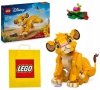 Zestaw Prezent Klocki LEGO Disney 43243 Król Lew Lwiątko Simba 6+ Torba