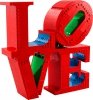 Zestaw Prezent LEGO Art 31214 LOVE Sztuka MIŁOŚĆ Walentynki Klocki + Torba