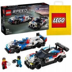 Zestaw Prezent LEGO Speed 76922 BMW M4 GT3 i BMW M Hybrid V8 Klocki + Torba