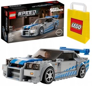 Zestaw Prezent LEGO Speed Champions Nissan Skyline GT-R 319 Klocki 9+ Torba 