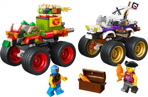 Zestaw Prezent LEGO CITY 60397 Wyścig Monster Truckami 301 Klocki 6+ Torba