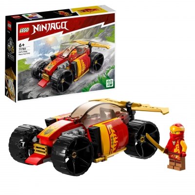 Zestaw Prezent Klocki LEGO Ninjago 71780 Samochód Wyścigowy Kaia 6+ Torba