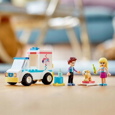 Zestaw Prezent Klocki LEGO Friends 41694 Karetka Kliniki Piesek 4+ Torba