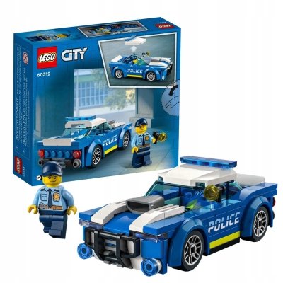 Zestaw Prezent Klocki LEGO CITY 60312 POLICJA RADIOWÓZ AUTO 5+ Torba