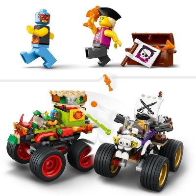 Zestaw Prezent LEGO CITY 60397 Wyścig Monster Truckami 301 Klocki 6+ Torba