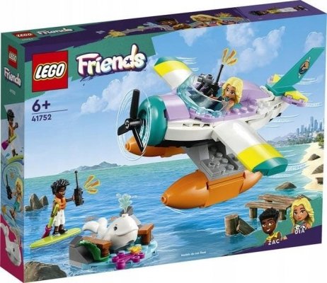 Zestaw Prezent LEGO Friends 41752 Samolot Hydroplan 203 Klocki 6+ Torba