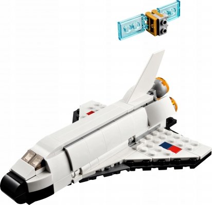 Zestaw Prezent LEGO Creator 31134 Prom Kosmiczny Wahadłowiec 3w1 6+ Torba