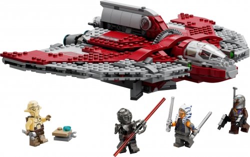 Zestaw Prezent Klocki LEGO Star Wars 75362 Prom Kosmiczny Jedi T-6 + Torba