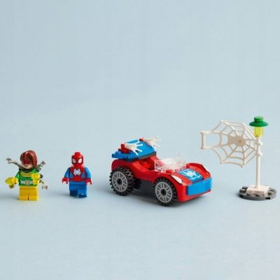 Zestaw Prezent Klocki LEGO MARVEL 10789 Samochód Auto Spider-Man 4+ Torba