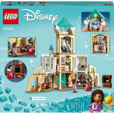 Zestaw Prezent LEGO Disney Wish 43224 Zamek Króla Magnifico Klocki 7+ Torba