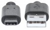 Kabel USB MANHATTAN USB 2.0 typ A 1