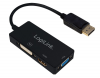 Przejściówka LOGILINK CV0109 Display Port - HDMI - VGA - DVI