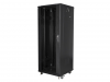 LANBERG FF01-6632-12B-kpl Lanberg szafa stojąca rack 19 32U/600x600mm czarna (drzwi szklane)